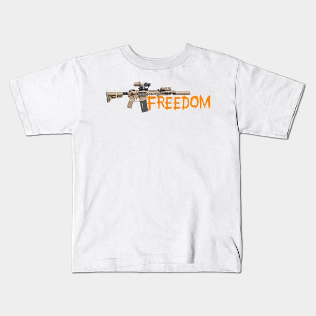 Freedom Kids T-Shirt by Aim For The Face